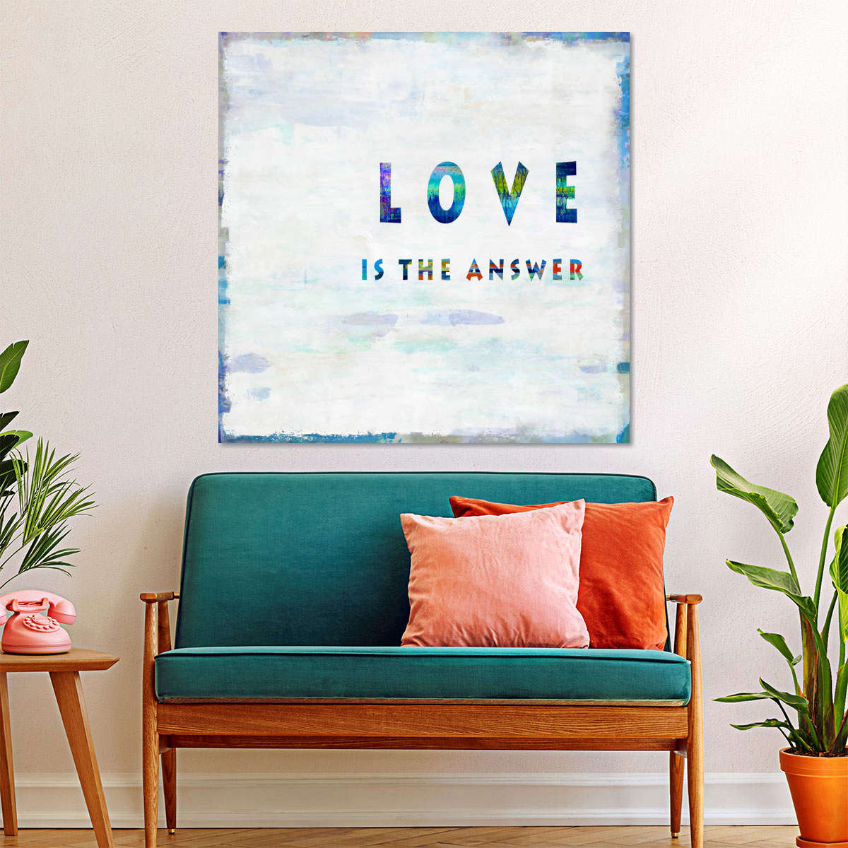 Frendorf | Love Is The Answer In Color Wandkunst