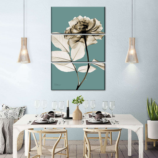 Frendorf | Sepia Rose Röntgenaufnahme Wandkunst