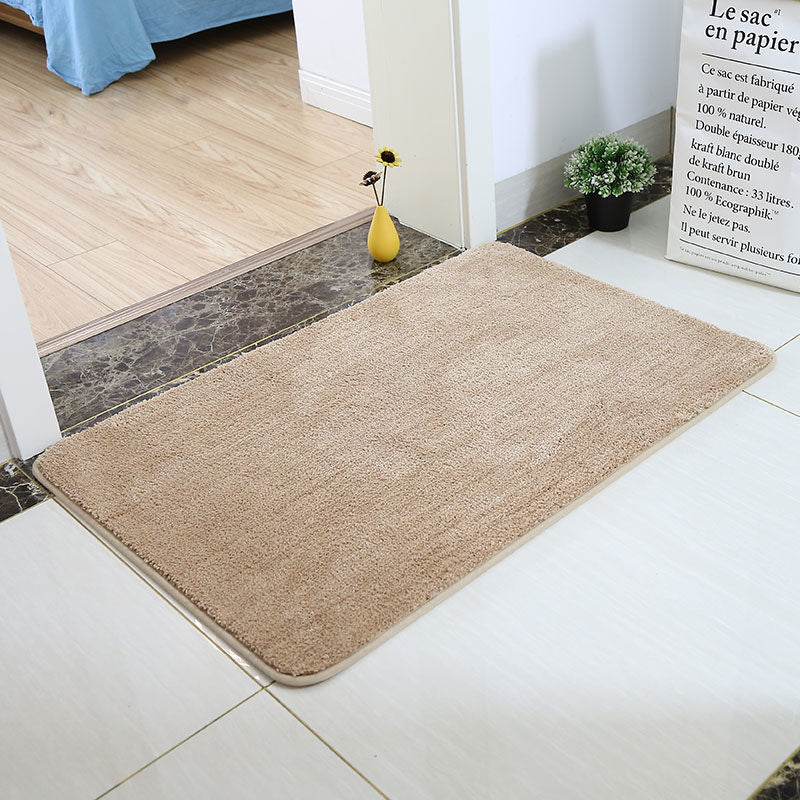 Beige Solide Getuftete Badematte