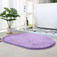 Feblilac Halbrund Solid Gold Gepolsterte Badematte, Mehrere Größen Weiches Plüsch Wasser-Absorbierend, Rutschfeste Toilettamatte, Weicher Dicke Badezimmerteppich, Reine Badezimmermatten, Einfache Beste Baderugs, Heiße Duschmatte Rutschfest, Toilettenmatte