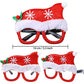 Frendorf | 9-Teile: Weihnachts-Glitzer-Party-Brille Rahmen