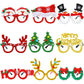 Frendorf | 9-Teile: Weihnachts-Glitzer-Party-Brille Rahmen