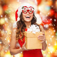 Frendorf | 9-Teile: Weihnachts-Glitzer-Party-Brille Rahmen