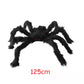 90/150/200cm Schwarze gruselige riesige Spinne riesige Spinnennetz Halloween Dekoration Requisiten Spukhaus Urlaub Außen große Dekoration