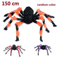 90/150/200cm Schwarze gruselige riesige Spinne riesige Spinnennetz Halloween Dekoration Requisiten Spukhaus Urlaub Außen große Dekoration