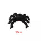 90/150/200cm Schwarze gruselige riesige Spinne riesige Spinnennetz Halloween Dekoration Requisiten Spukhaus Urlaub Außen große Dekoration
