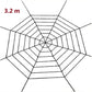 90/150/200cm Schwarze gruselige riesige Spinne riesige Spinnennetz Halloween Dekoration Requisiten Spukhaus Urlaub Außen große Dekoration