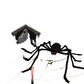 90/150/200cm Schwarze gruselige riesige Spinne riesige Spinnennetz Halloween Dekoration Requisiten Spukhaus Urlaub Außen große Dekoration