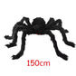 90/150/200cm Schwarze gruselige riesige Spinne riesige Spinnennetz Halloween Dekoration Requisiten Spukhaus Urlaub Außen große Dekoration