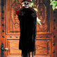 90 cm Halloween Hängender Schädel Schwarz Weiß Rattan Kranz Spukhaus Requisiten Horror Party Halloween Dekoration Zuhause Außen 2022