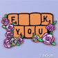 Money On Fire Bestickte Patches