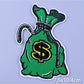 Money On Fire Bestickte Patches