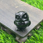 Frendorf 3.5cm natürliche Kristall Eule Ornament Edelstein Dekoration