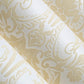Frendorf | 33-Fuß x 20,5-Zoll Tapete Nordische Luxus 3D-Effekt Damast Design Wandbelag, ungeraut