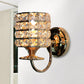 Frendorf | 1-Light Metall Wandleuchte Modernismus Zylinder Wohnzimmer Pendelleuchte mit Kristallschirm