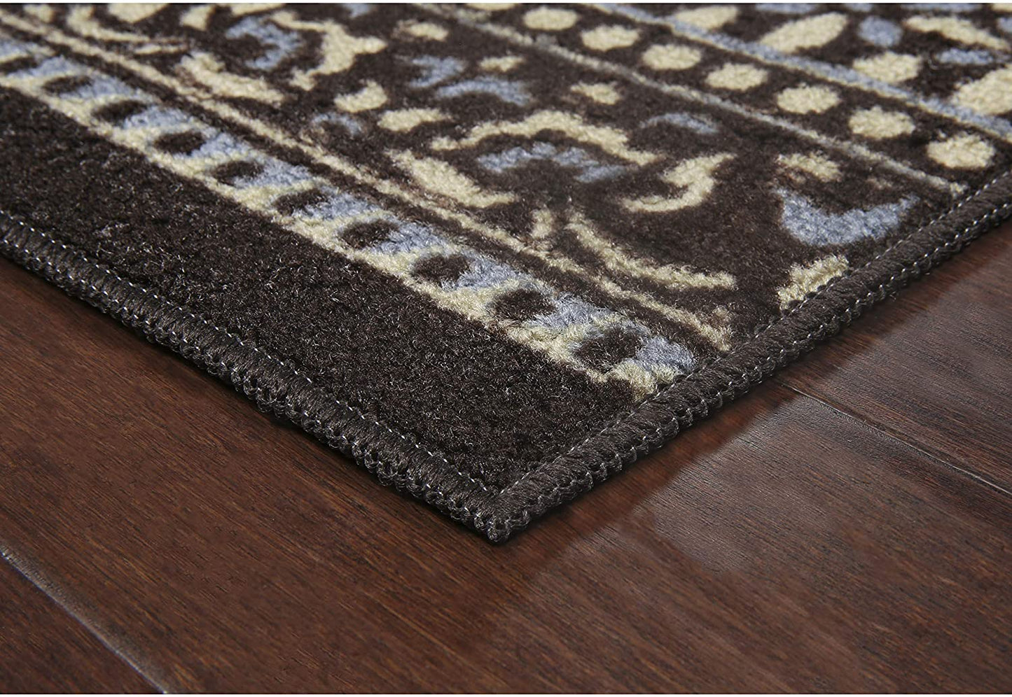 Maples Rugs Zoe Läufer Teppich rutschfest Flur Braun