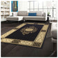 Frendorf | MidnightBloom Medaillon Teppich | Mitternachtsblau & Floral | Eleganz für Wohnzimmer & Schlafzimmer