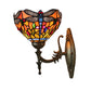 Frendorf | Libelle Wandverlichting Ideeën Tiffany Geperst Glas 1 Lamp Bronzen Wandgemonteerde Licht