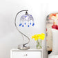Frendorf | Aqualume – Moderne Stehlampe mit blauer Glasdrope-Akzent