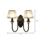 Frendorf | 1 Licht Trapez/Vaas/Trommel Wandlamp Sconces Post Modern Schwarz Metall Wandmontage Licht mit Klarglas Schirm
