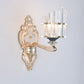 Frendorf | Kegel Schatten Wandleuchte Fixture Modernistisch 1/2-Licht Kristall Stab Wandleuchten Idee für Wohnzimmer in Gold