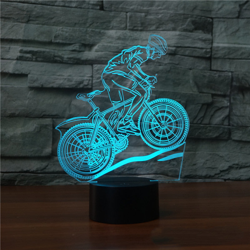 Mountainbike 3D Licht