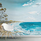 Frendorf | Whole Photo Print Seashore Mural Wallpaper für Café in Blau und Weiß, Maßanfertigung