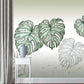 Giant Illustration Nordic Mural Wallpaper for Decoration with Leaf and Forest in Pastel Green