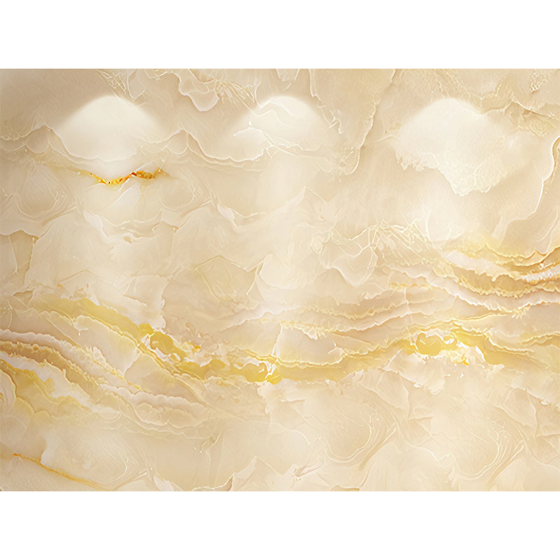 Frendorf | Beige Marmor Wandkunst Wasserfestes Wandbild für Akzentwand
