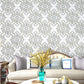 33' x 20,5" Klassische Wandkunst 3D Visuelle Damask Design Tapetenrolle, unbeschichtet