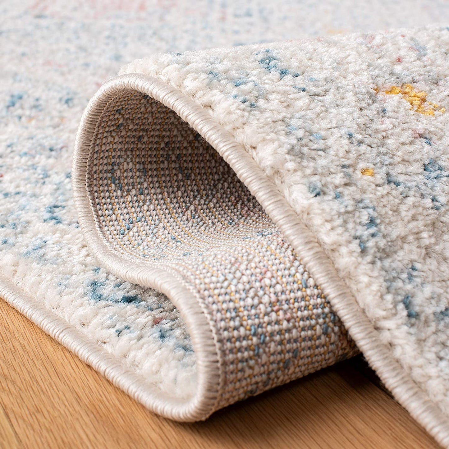 Marokkanischer Boho-Teppich Ivory / Terrakotta