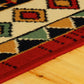 Frendorf | SierraBorder Southwest Teppich | Rot & Schwarz | Umrandeter Design-Teppich | Modern & Pflegeleicht