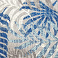 Tropics Palm Leaves Indoor/Outdoor Grau/Blau Teppich