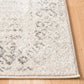 Marokkanischer Boho Abgenutzter Teppich Ivory / Grau