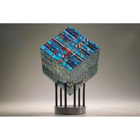 Kunstwerk - ChromaticCube - Regenbogen Lichtbrechung - Bezaubernd Modern Dekor
