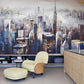 Extra große Wandkunst für Restaurant und Bar New York City und hohe Gebäude Wandbild für Akzentwand