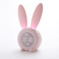 Frendorf | BunnyTime Digitale Kinderuhr | Niedliches Hasenohren Design | LED Wecker mit Uhrzeit & Nachtlicht | Deko fürs Kinderzimmer