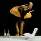 Frendorf | Foto Stil Olifant Wandkunst Extra Groß Wandtapete für Akzentwand, Personalisierte Größe Verfügbar