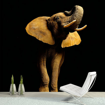 Frendorf | Foto Stil Olifant Wandkunst Extra Groß Wandtapete für Akzentwand, Personalisierte Größe Verfügbar
