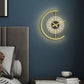Frendorf | LunaTime - Modernes Wanduhr im Mondphasen-Design mit sanftem Licht