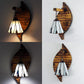 Frendorf | Kegelvormige Wandlamp Retro Stijl Kleurrijk Gevuld Glas 1 Licht Wandarmatuur Lamp Fixture in Wit/Licht Blauw/Licht Blauw-Wit/Oranje-Rood/Geel/Wit voor Balkon