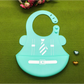 Frendorf | Kinder Lätzchen Set – Bunte Silikon Lätzchen mit Tiermotiven für Babys