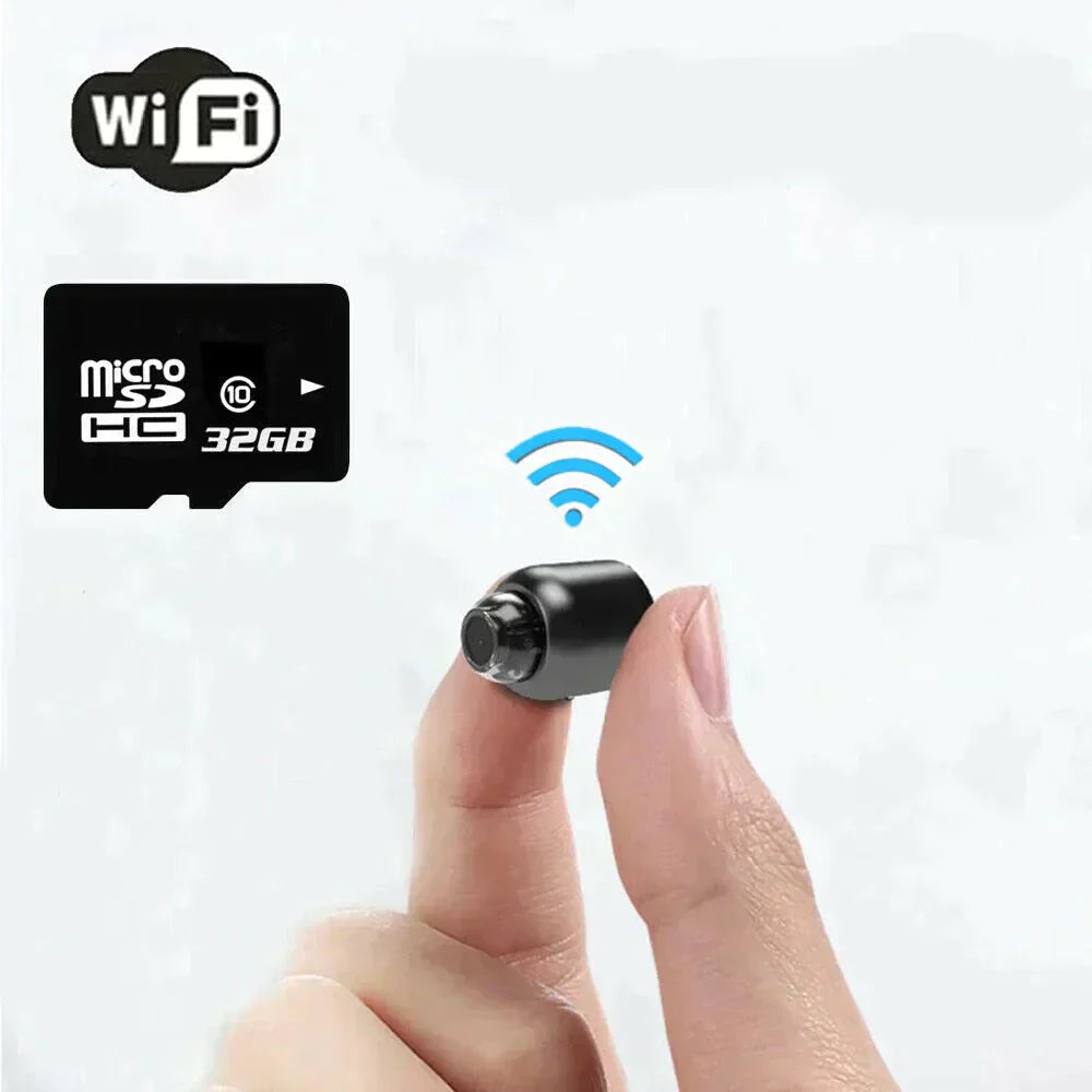 Frendorf | Ultrakleine WiFi-Überwachungskamera IP-Überwachungskamera mit Nachtsicht
