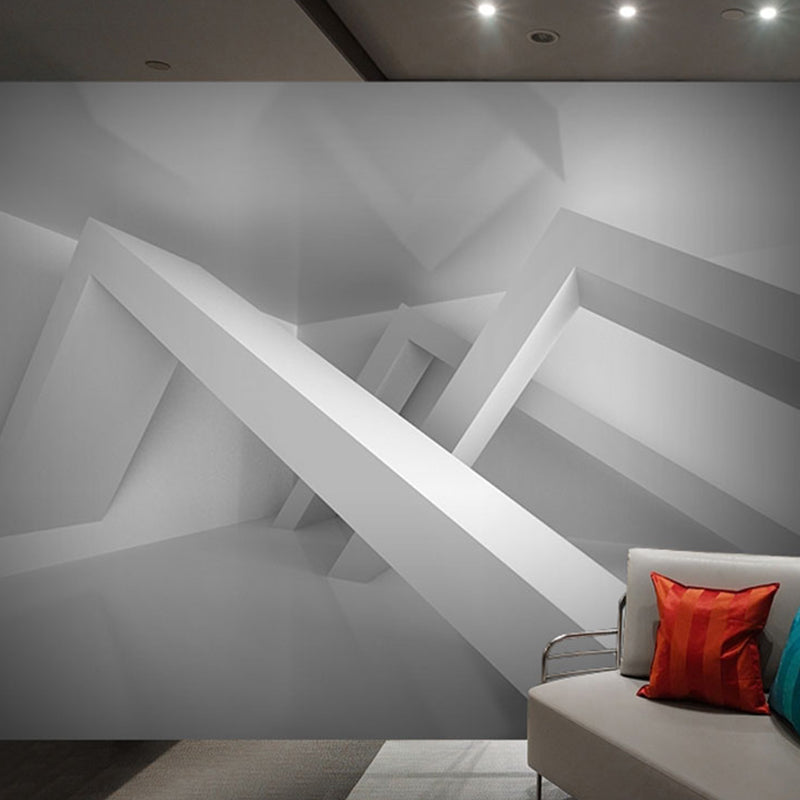 Illustrationsstil Wandtapete mit 3D stereo-geometrien Groß für Café, Personalisierte Größe verfügbar