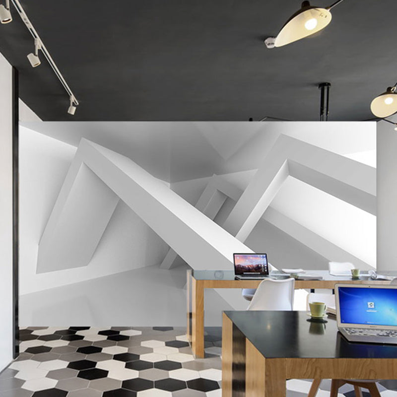 Illustrationsstil Wandtapete mit 3D stereo-geometrien Groß für Café, Personalisierte Größe verfügbar