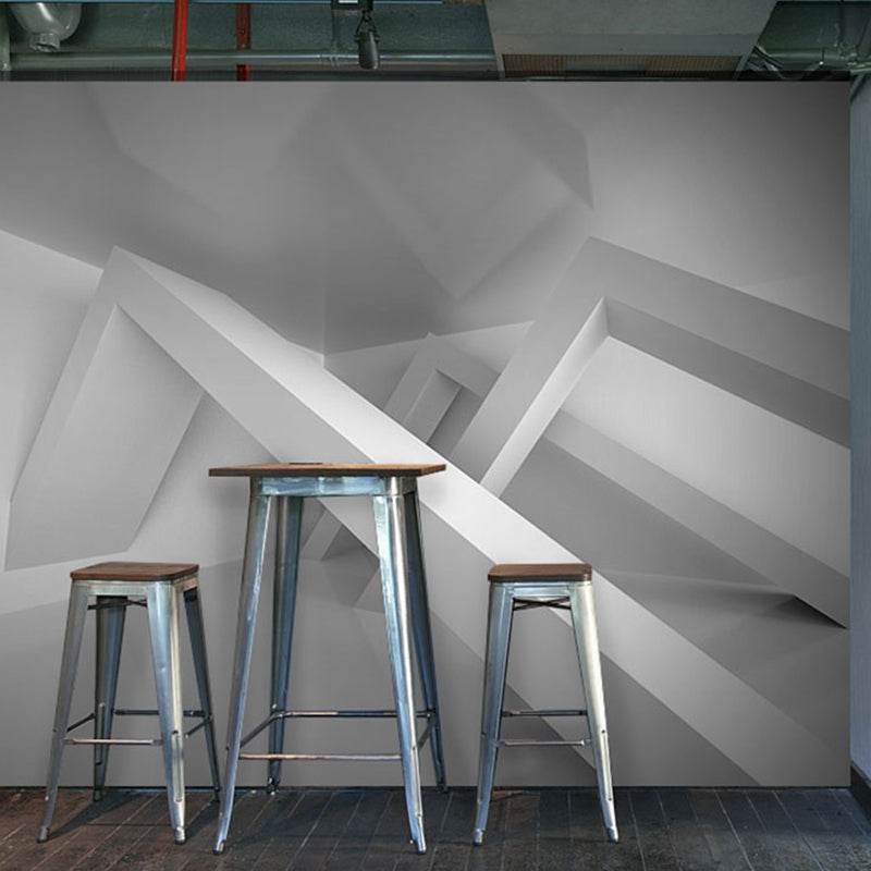 Illustrationsstil Wandtapete mit 3D stereo-geometrien Groß für Café, Personalisierte Größe verfügbar