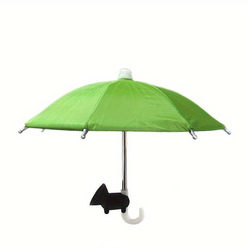 Frendorf | MiniSmart Regenschirm – Smartphone Sonnen- und Regenschutz mit Saugnapfhalter