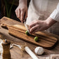 Frendorf | RusticChef - Holzschneidebrett mit Griff zum Kochen und Servieren