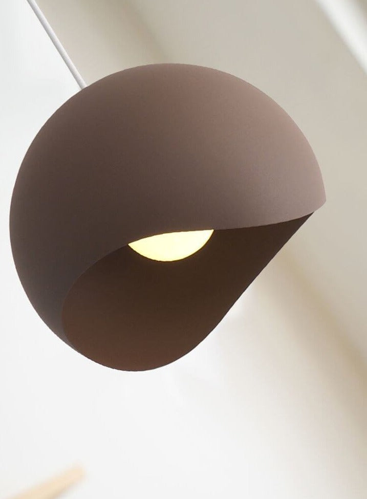 Frendorf | LumiMacaron Modernes Design Pendelleuchte | Farbiges Metall | 1-flammig | Stilvolle Beleuchtung | Deko für Zuhause