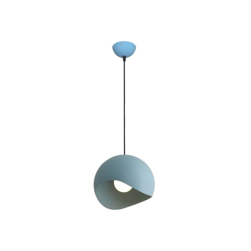 Frendorf | LumiMacaron Modernes Design Pendelleuchte | Farbiges Metall | 1-flammig | Stilvolle Beleuchtung | Deko für Zuhause